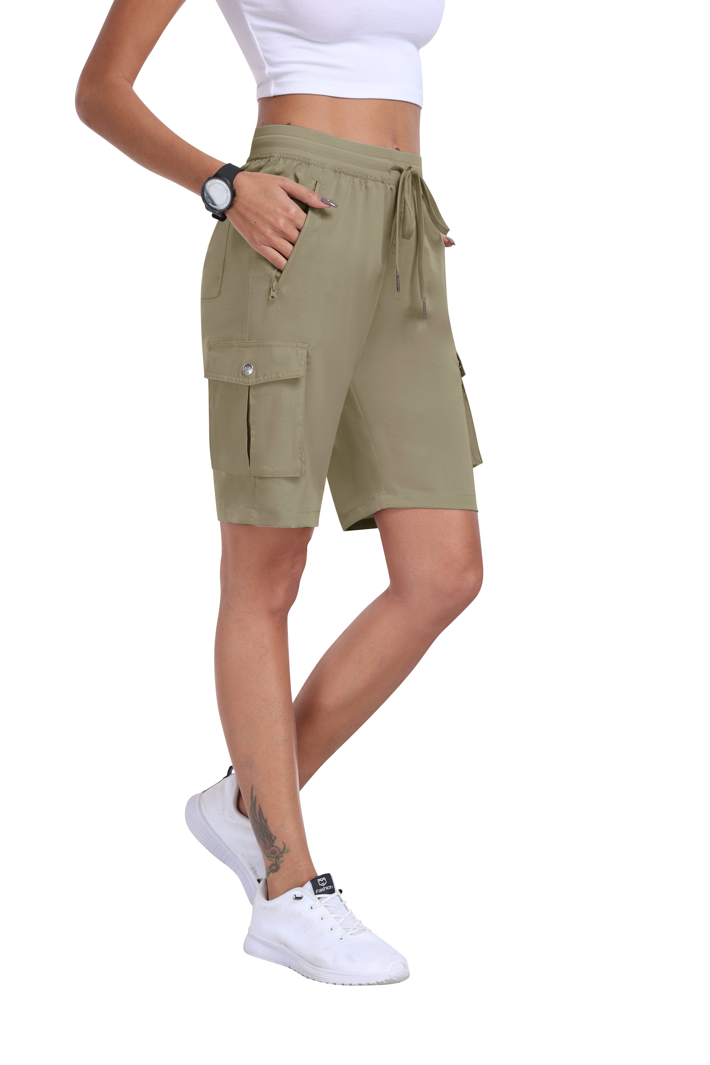 Women's lightweight quick-drying outdoor hiking shorts