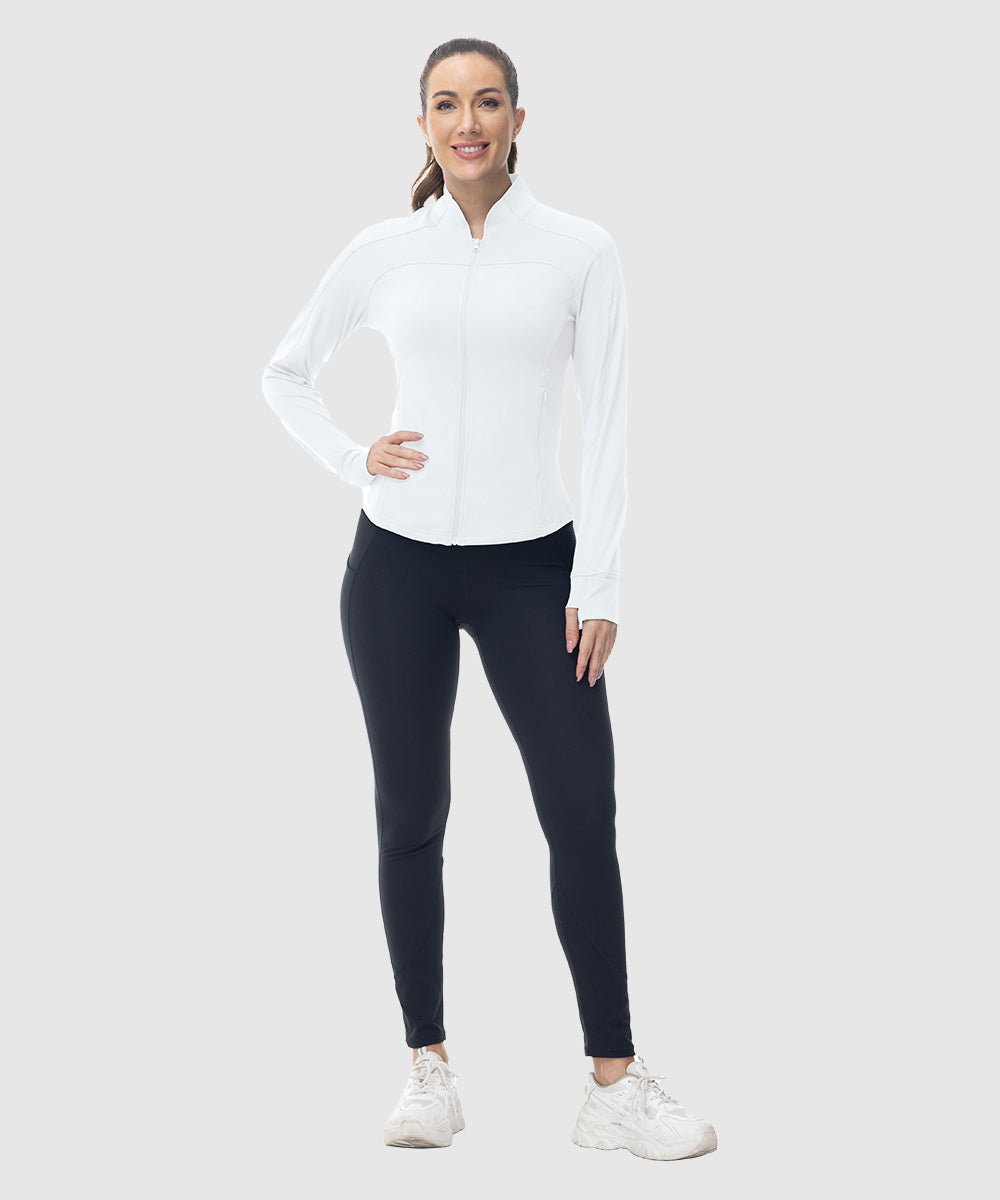 Women's Lightweight Full Zip Tight Mid Layer