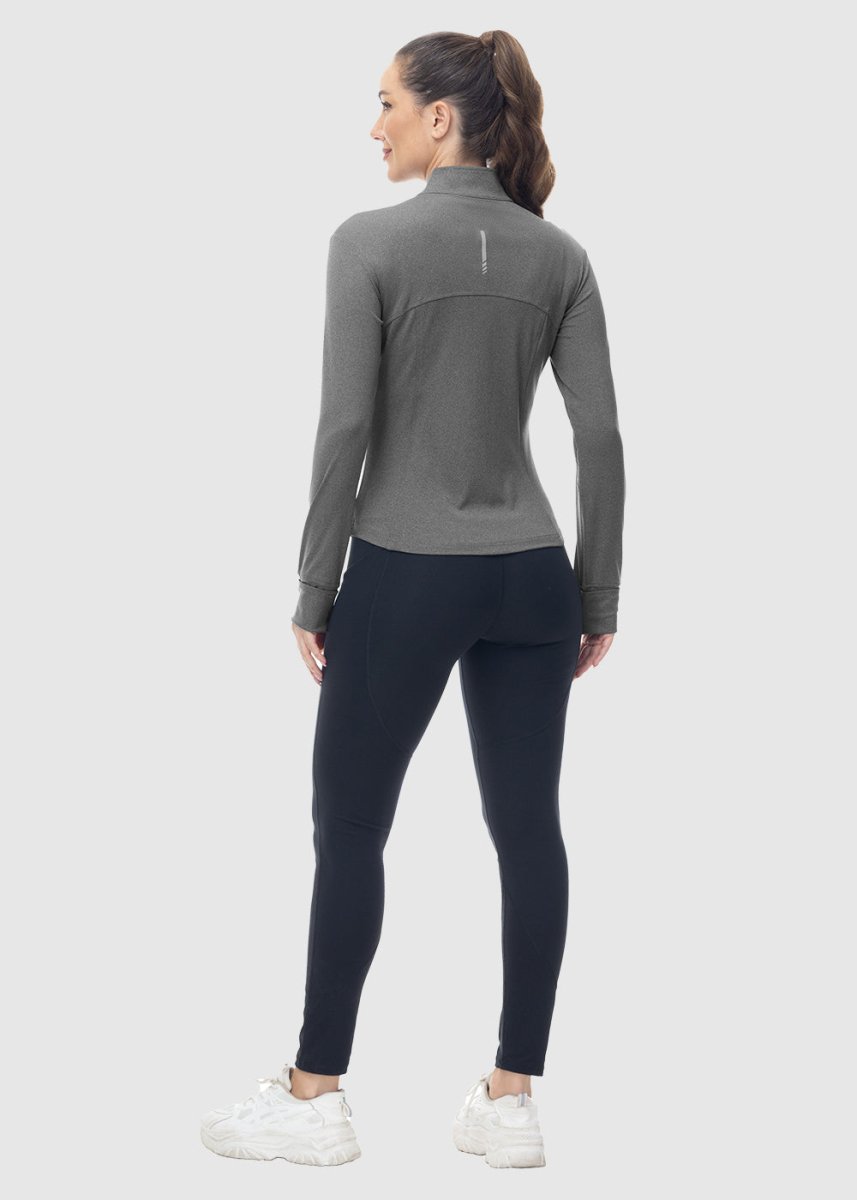 Women's Lightweight Full Zip Tight Mid Layer