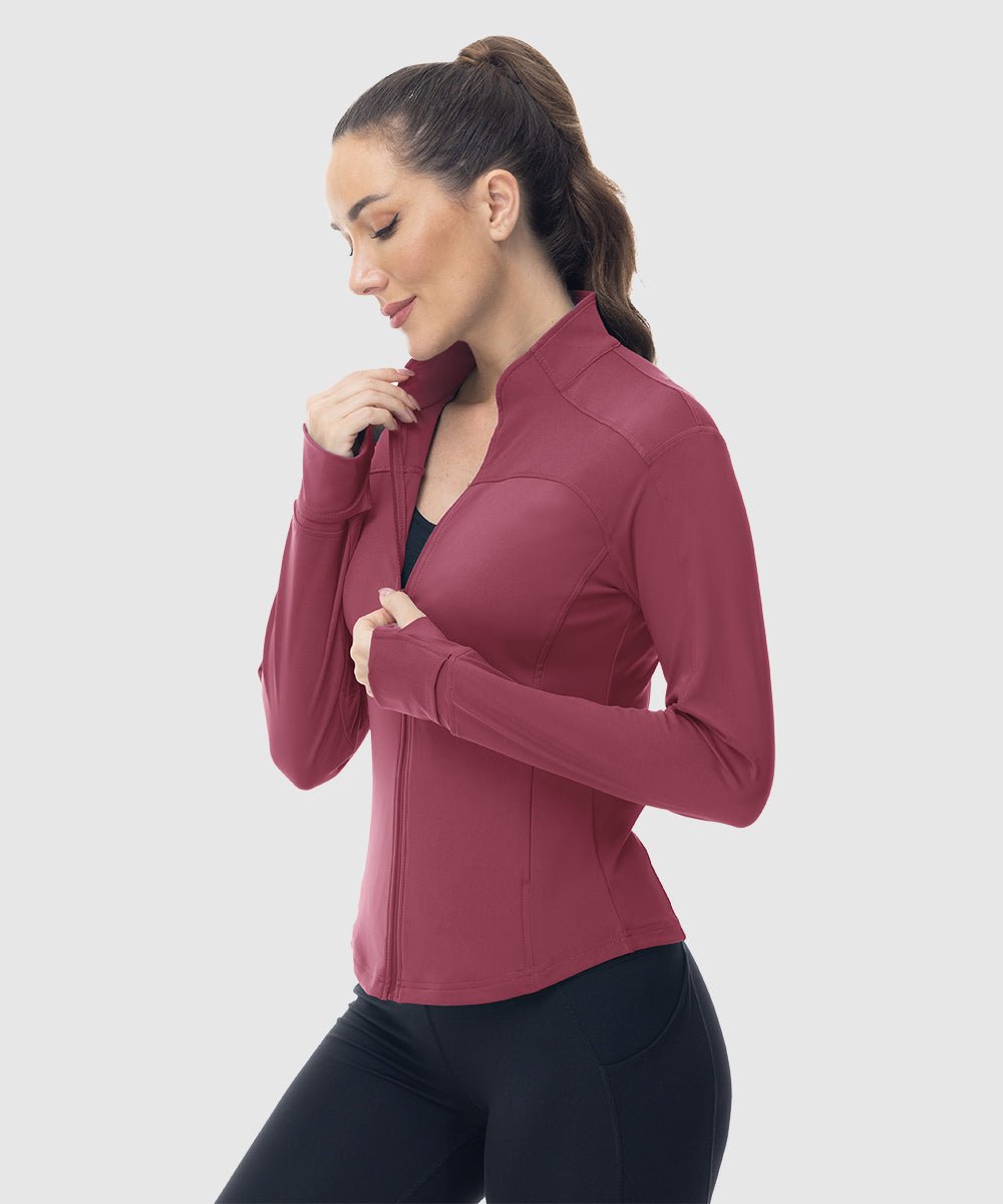 Women's Lightweight Full Zip Tight Mid Layer