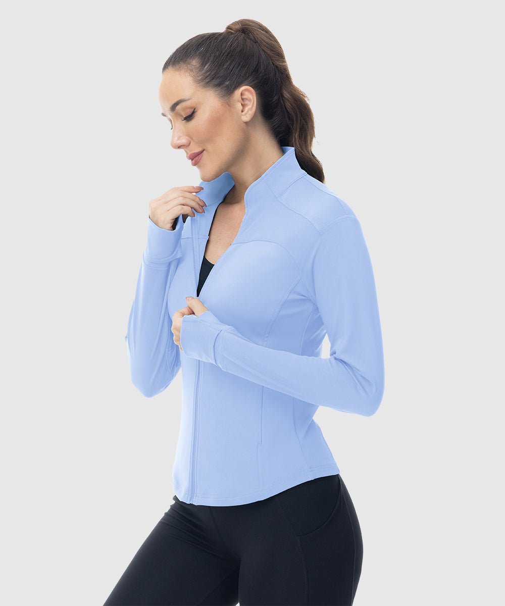 Women's Lightweight Full Zip Tight Mid Layer