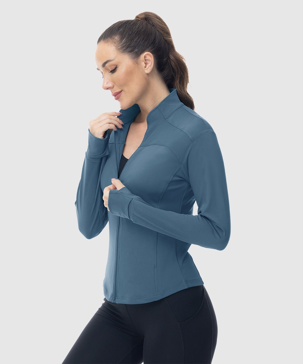 Women's Lightweight Full Zip Tight Mid Layer