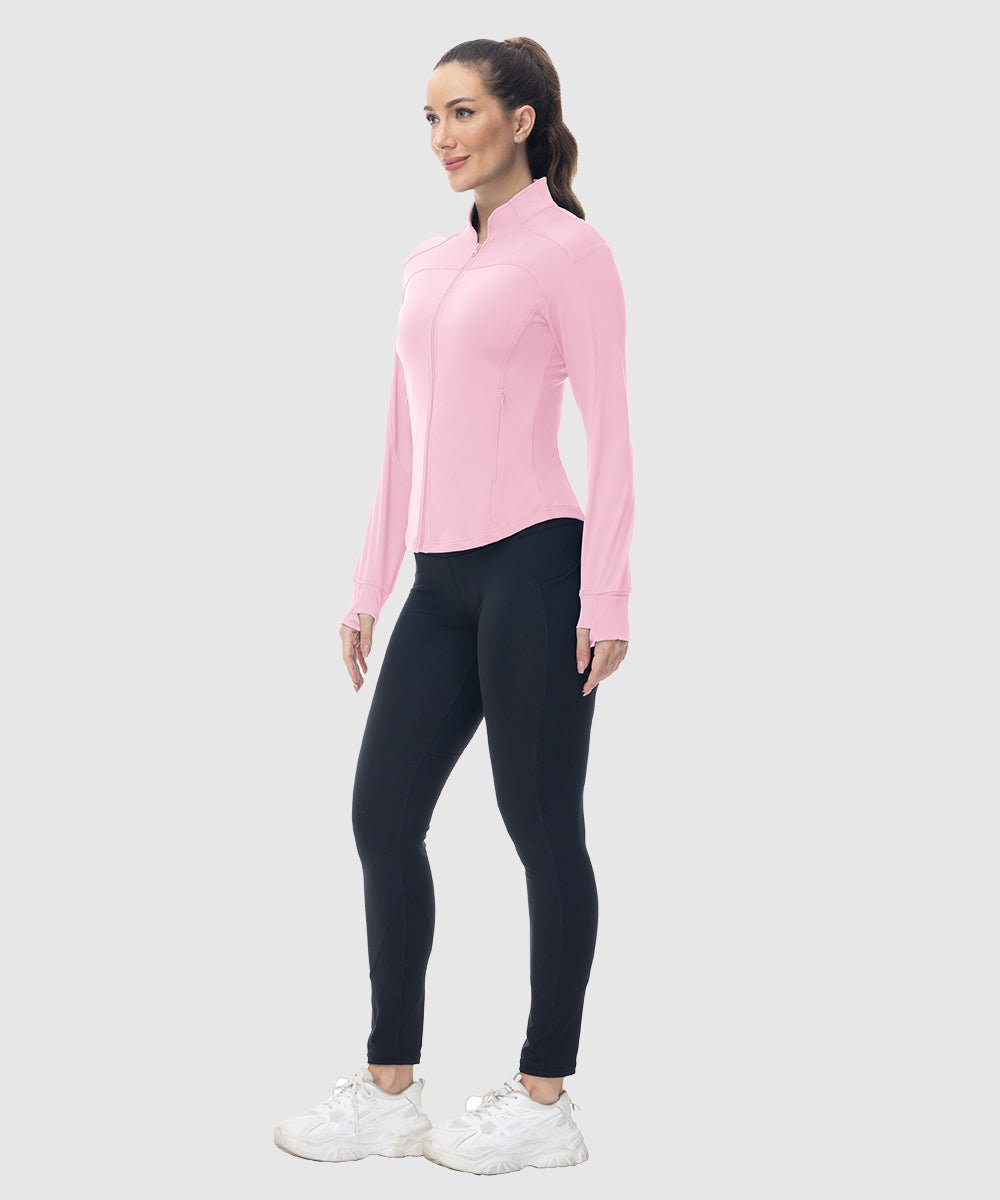 Women's Lightweight Full Zip Tight Mid Layer