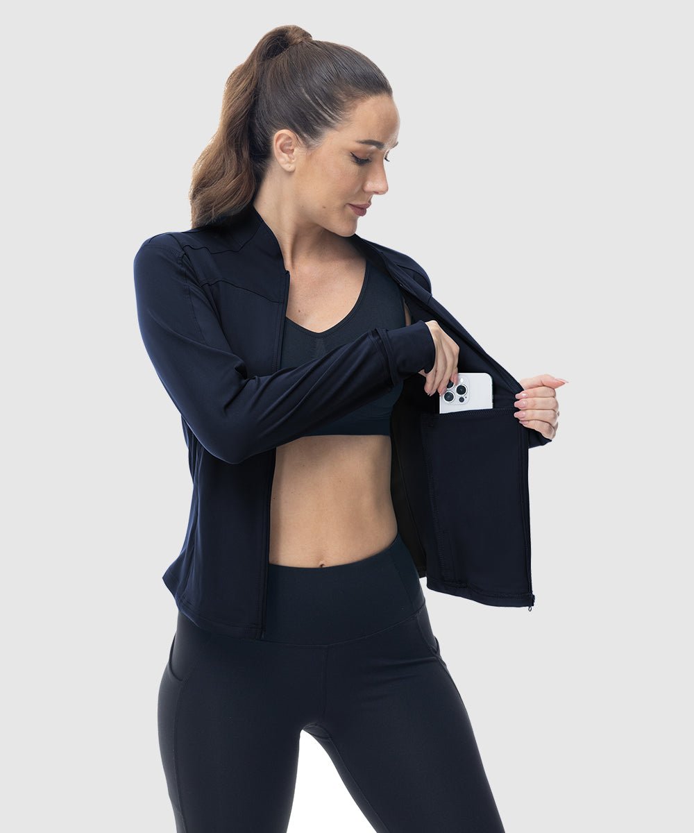 Women's Lightweight Full Zip Tight Mid Layer