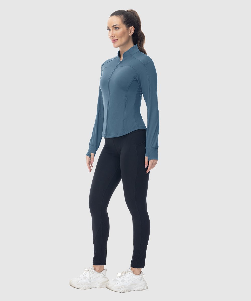 Women's Lightweight Full Zip Tight Mid Layer