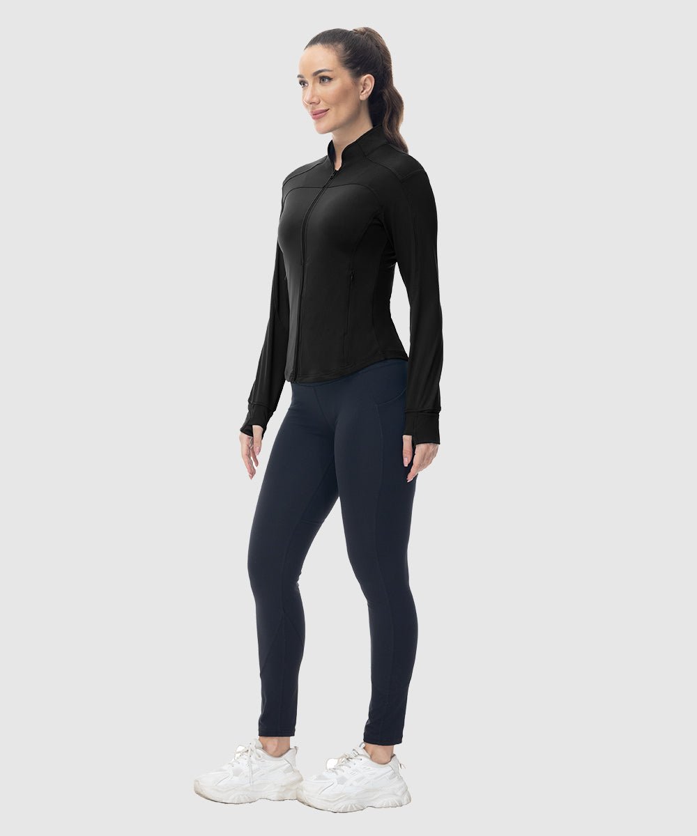 Women's Lightweight Full Zip Tight Mid Layer