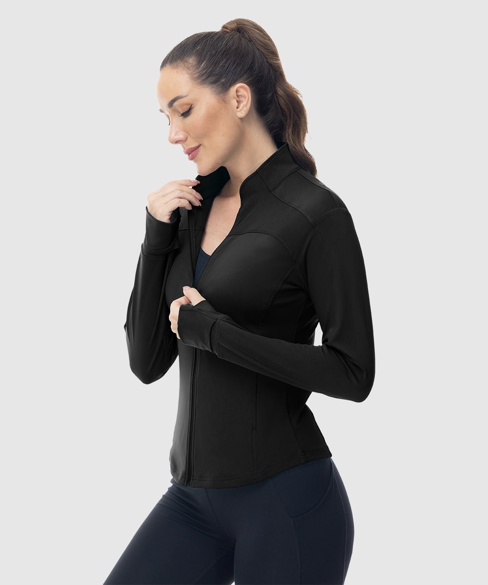 Women's Lightweight Full Zip Tight Mid Layer