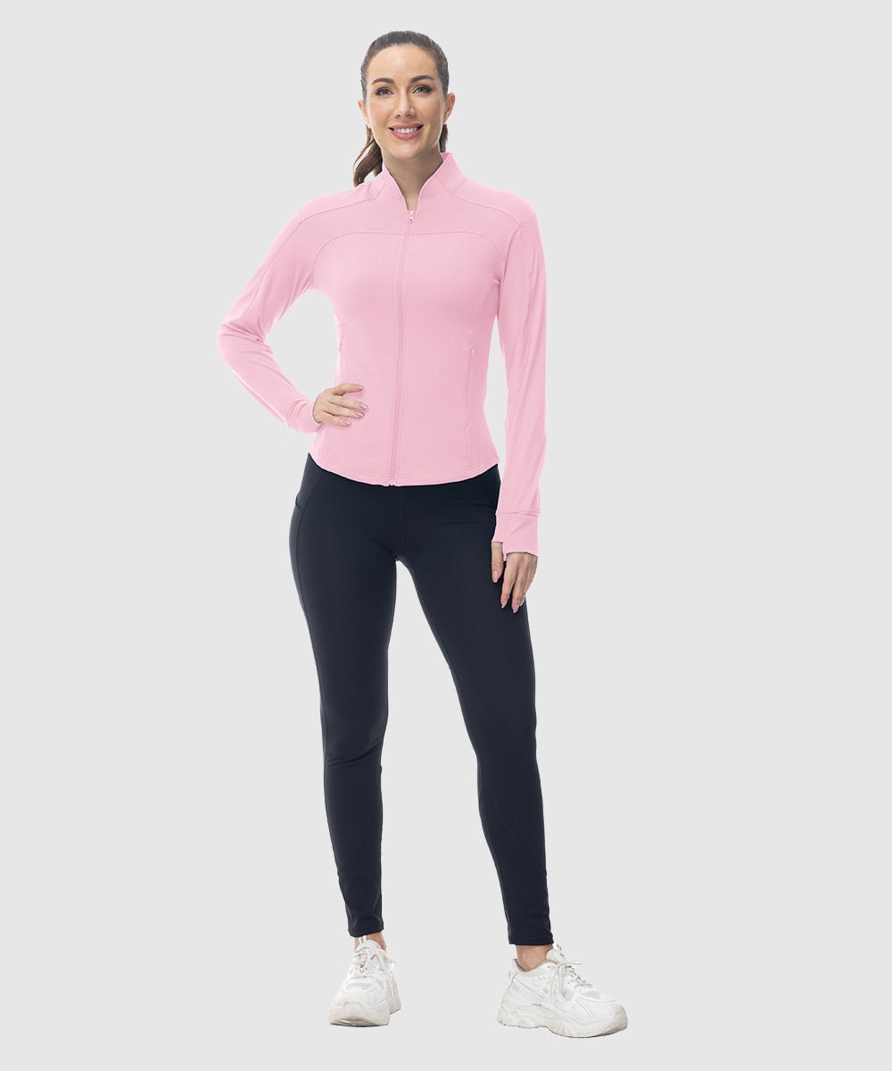 Women's Lightweight Full Zip Tight Mid Layer