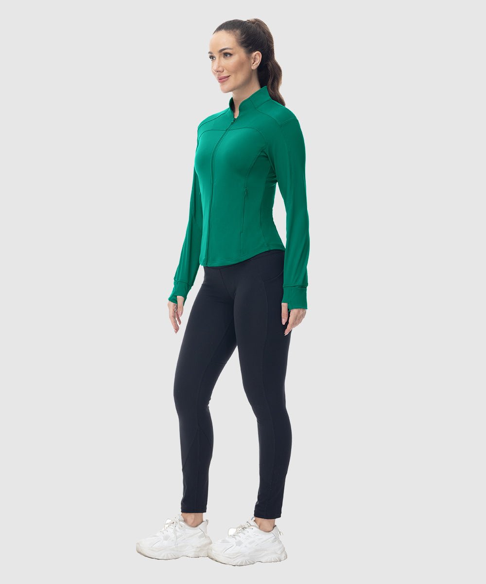 Women's Lightweight Full Zip Tight Mid Layer