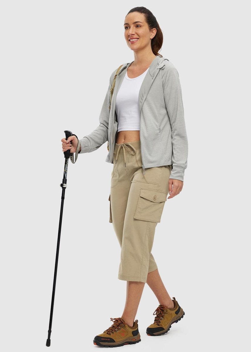 Women's Outdoor Lightweight Cargo Capris Pants