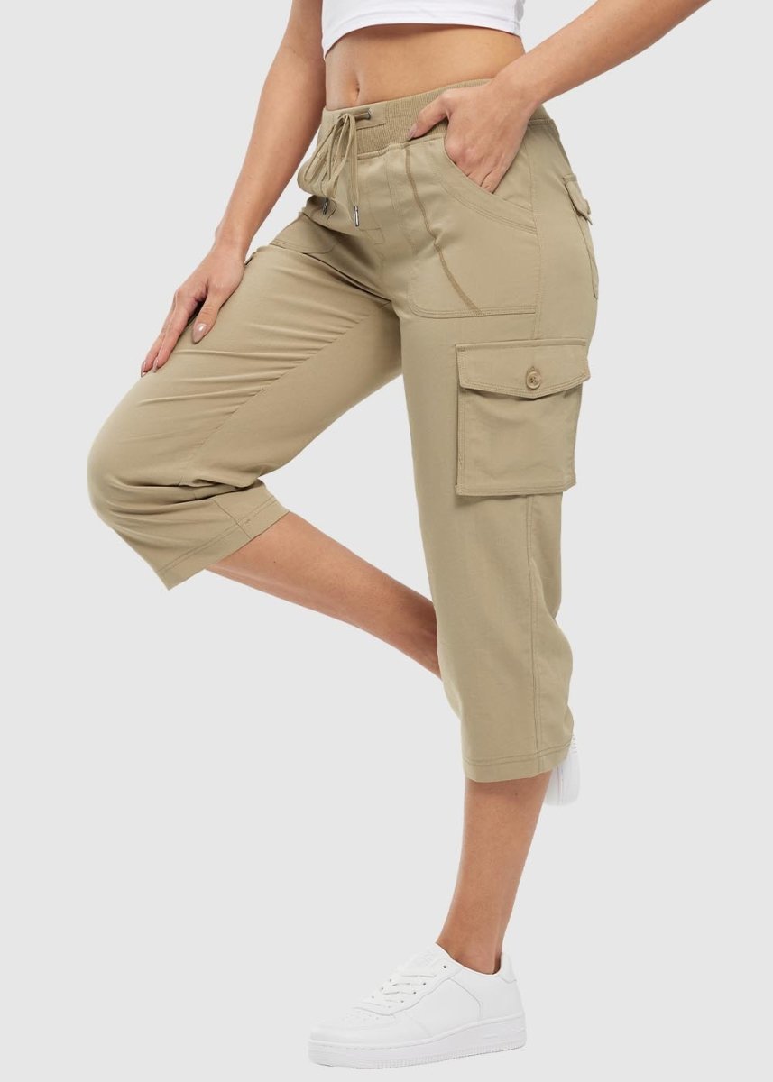 Women's Outdoor Lightweight Cargo Capris Pants