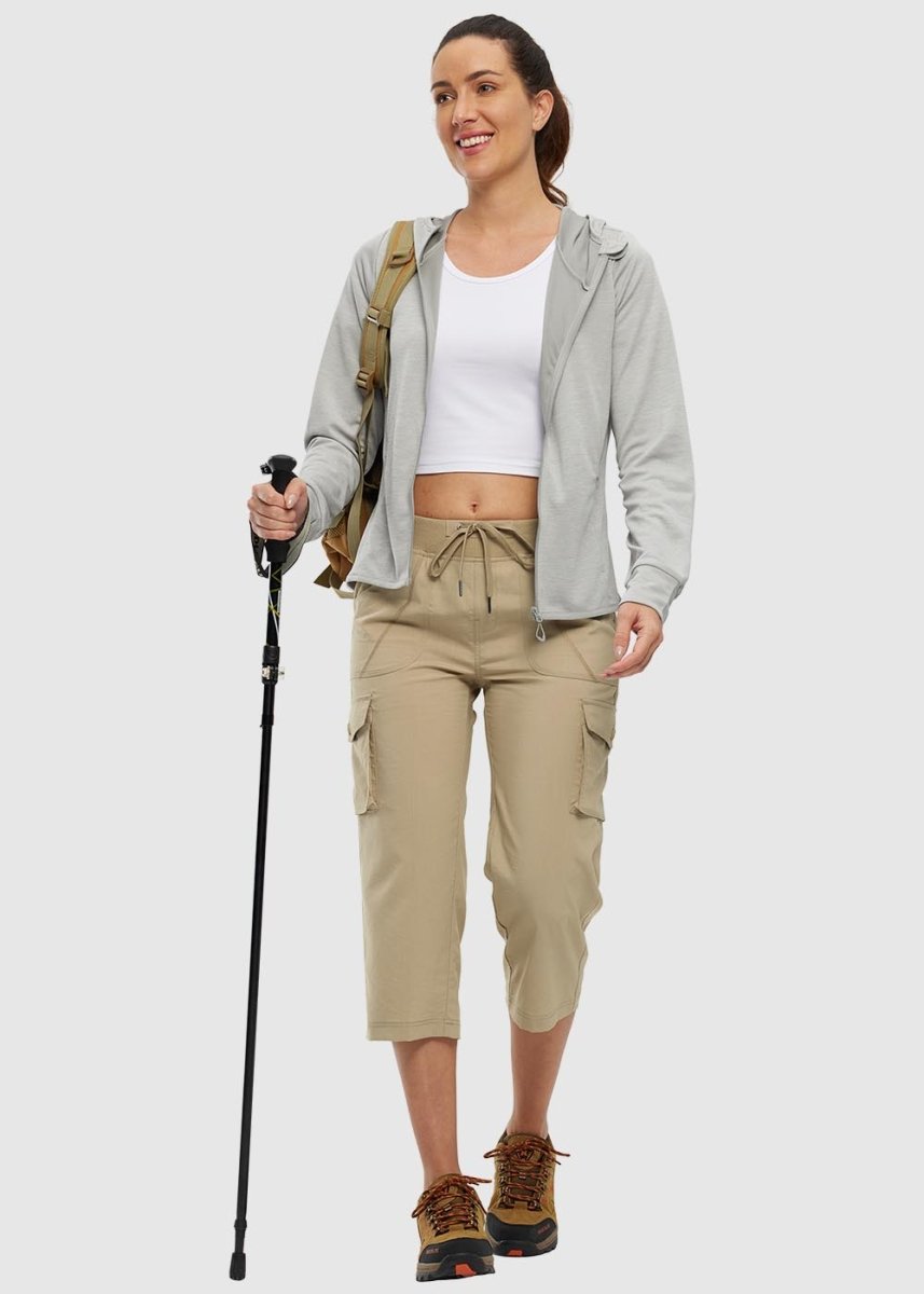 Women's Outdoor Lightweight Cargo Capris Pants