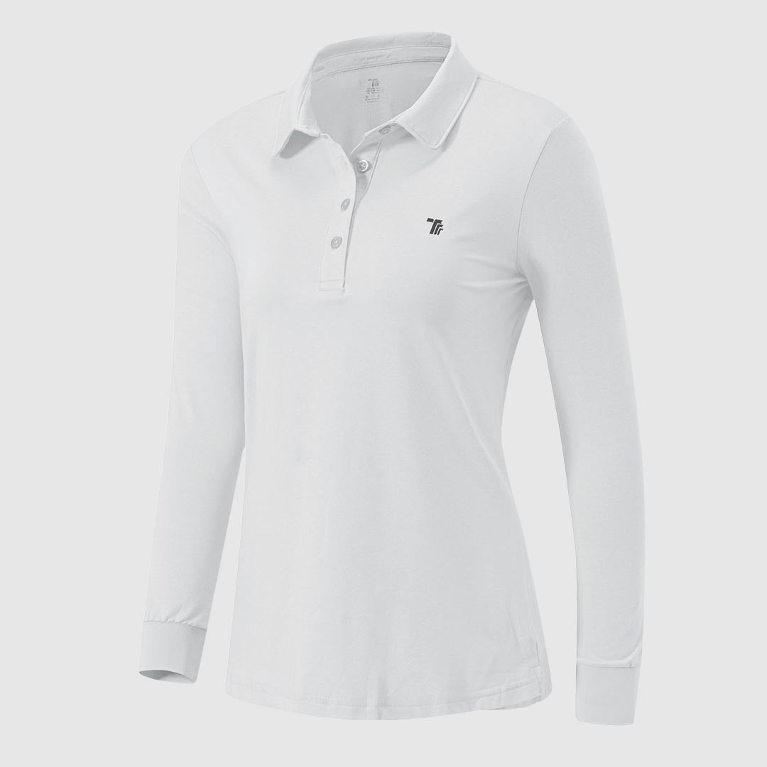 Women's Quick Dry Long Sleeve Polo Shirt