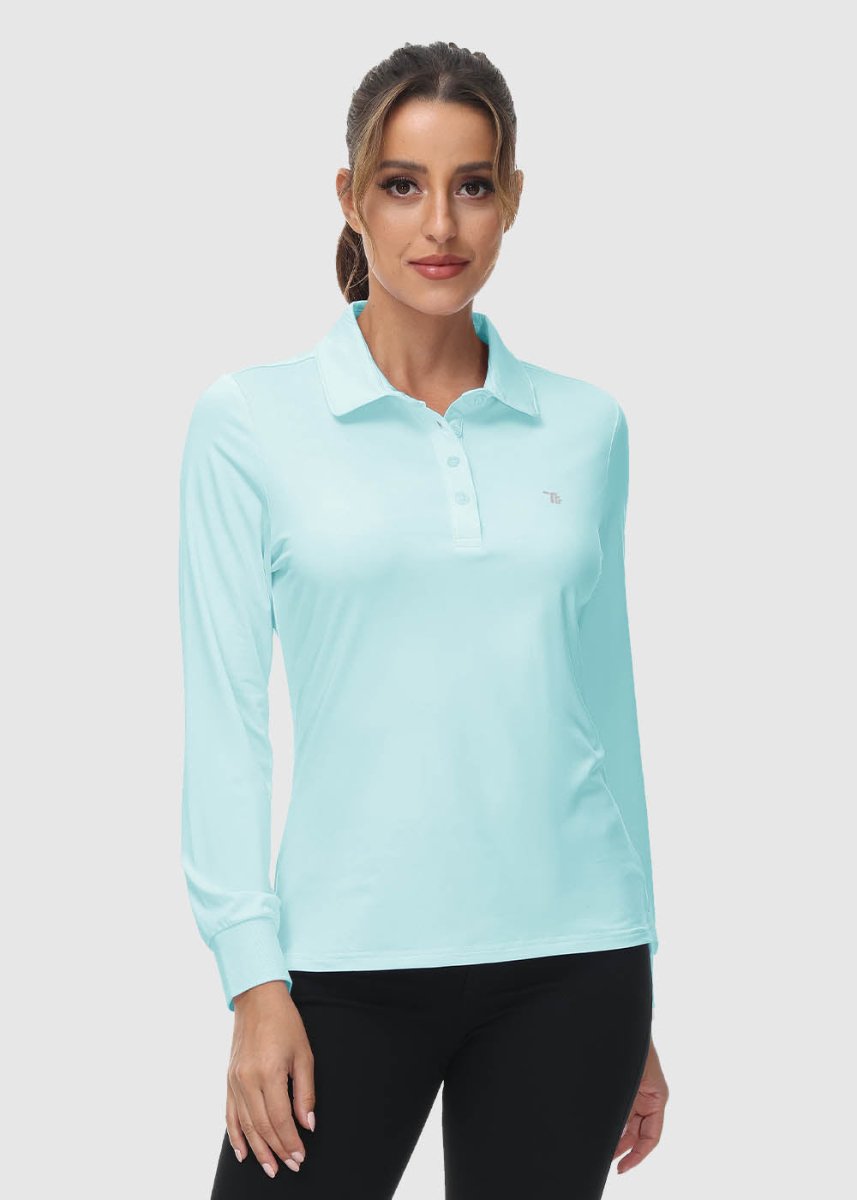 Women's Quick Dry Long Sleeve Polo Shirt