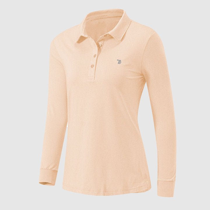 Women's Quick Dry Long Sleeve Polo Shirt