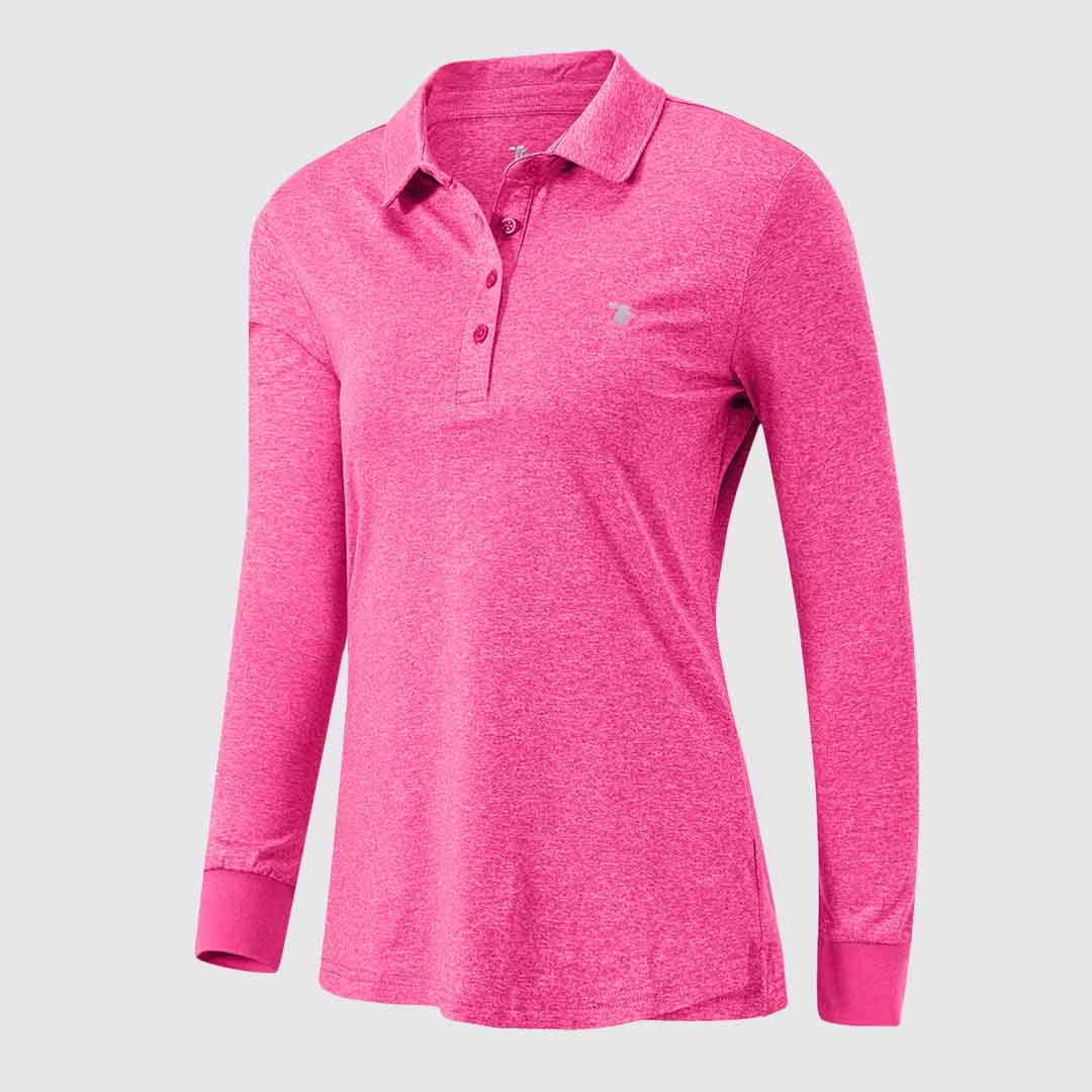 Women's Quick Dry Long Sleeve Polo Shirt